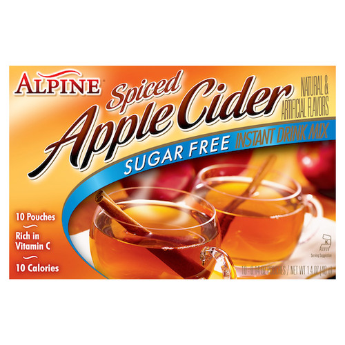 Alpine Apple Cider Sugar Free, 1.4 Ounces, 12 Per Case