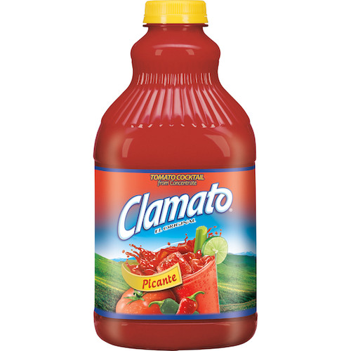 Clamato Juice Picante, 64 Fluid Ounces, 8 Per Case