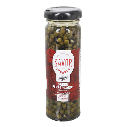 Savor Imports Green Peppercorn, 3.5 Ounce, 12 Per Case