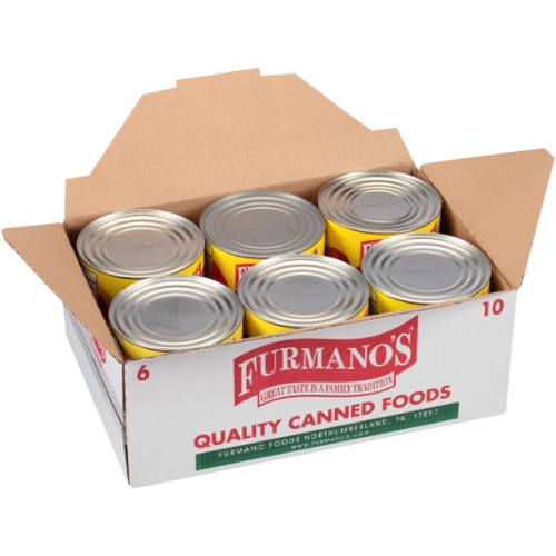 Furmanos Black Beans In Brine, 110 Ounce, 6 Per Case