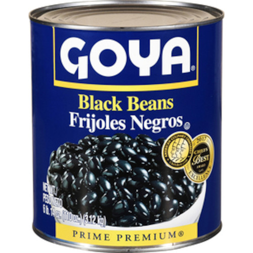 Goya Black Beans, 110 Ounces, 6 Per Case