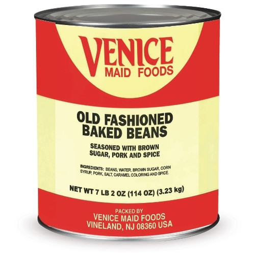 Venice Maid Baked Old Fashion Beans, 114 Ounce, 6 Per Case