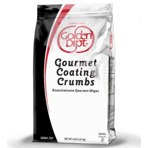 Golden Dipt Gourmet Coating Crumb, 4 Pound, 6 Per Case