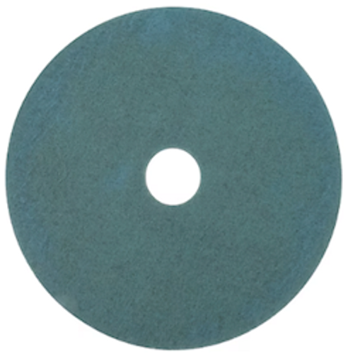 27", AQUA, BURNISHING FLOOR PADS, 3M, 5/CT