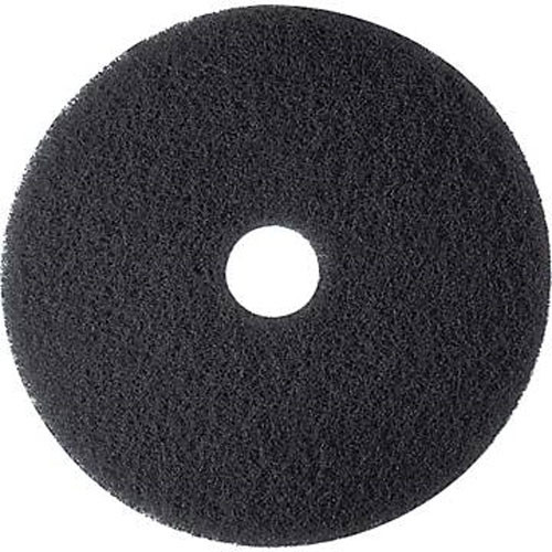 16", BLACK, STRIPPING FLOOR PADS, 3M, 5/CT