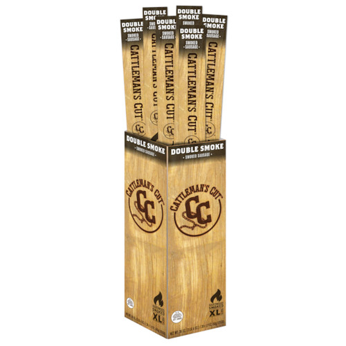 Cattlemen s Double Smoked Meat Sticks, 1.9 Ounces, 120 Per Case