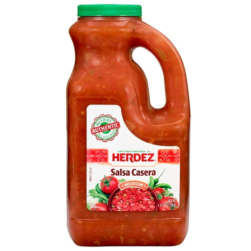 Herdez Medium Salsa Picante Casera Jug, 70 Ounce, 6 Per Case