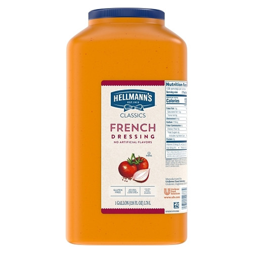 Hellmann s French Dressing, 1 Gallon, 4 Per Case