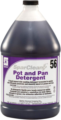 Spartan Sparclean Pot and Pan Detergent, 1 Gallon, 4/CT