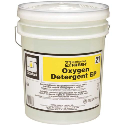 SPARTAN, CLOTHESLINE FRESH, OXYGEN DETERGENT, 5 GALLON