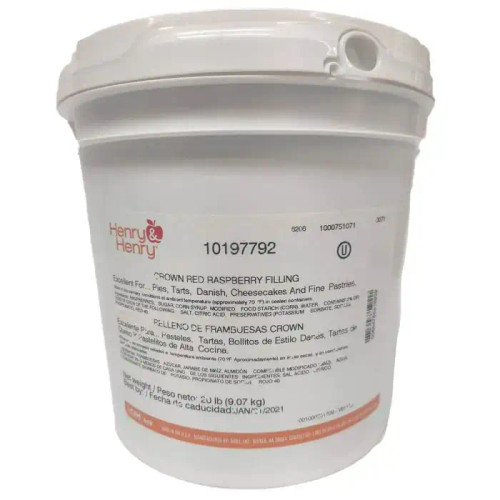 Henry And Henry Crown Red Raspberry Filling, 20 Pounds