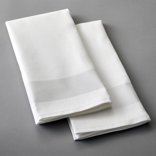 Oxford Perfetta Satin Band Napkins (22" x 22"), 1 Dozen