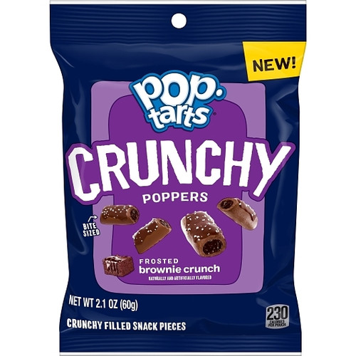 Kellogg s Pop-Tarts Frosted Brownie Crunchy Poppers, 2.1 Ounce, 6 Per Box, 8 Per Case