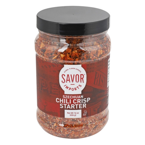 Savor Imports Szechuan Chili Crisp Starter, 15 Ounce, 6 Per Case