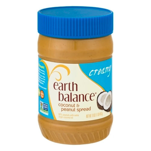 Earth Balance Coconut & Peanut Spread, 16 Ounce, 12 Per Case