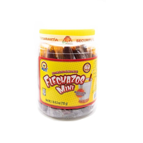 El Azteca Mini Flechazos Tamarind Straw, 9.3 Ounce, 8 Per Case