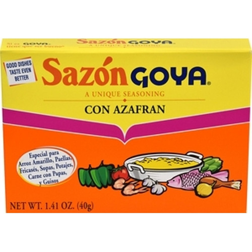 Sazon Goya Con Azafran, 1.41 Ounce, 36 Per Case