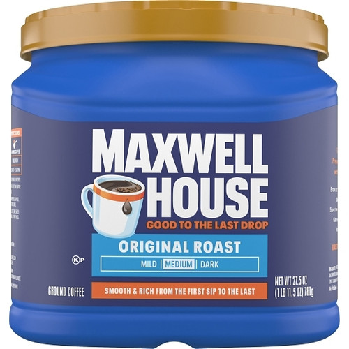 Maxwell House Original Roast Medium Ground Coffee, 1.719 Pound, 6 Per Case