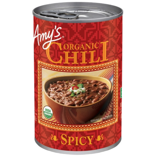 Amy s Organic Spicy Chili, 14.7 Ounce, 12 Per Case