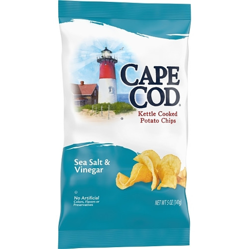 Cape Cod Chip Sea Salt & Vinegar, 5 Ounces, 8 Per Case