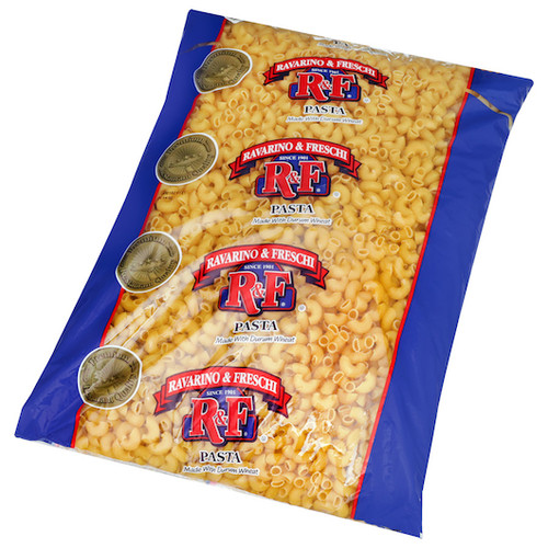 Ravarino & Freschi Large Ridged Elbow Macaroni Pasta, 10 Pounds, 2 Per Case