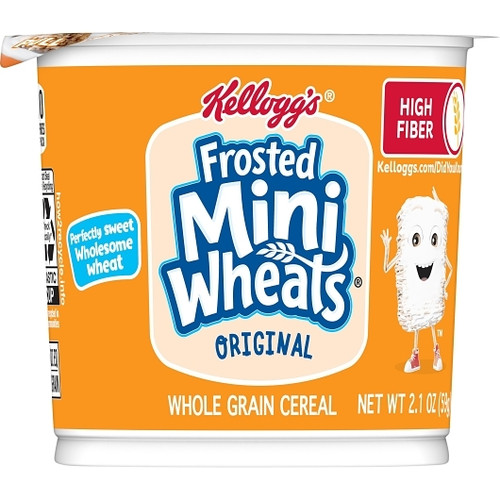 Kellogg s Mini-Wheats Frosted Cereal, 2.1 Ounce, 60 Per Case