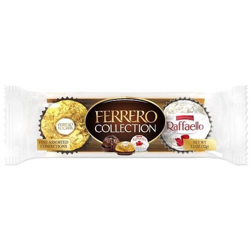 Ferrero Collection Fine Assorted Confections Candy, 1.3 Ounce, 72 Per Case