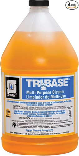 Spartan Tribase Multipurpose Cleaner, 1 Gallon, 4 Per Case