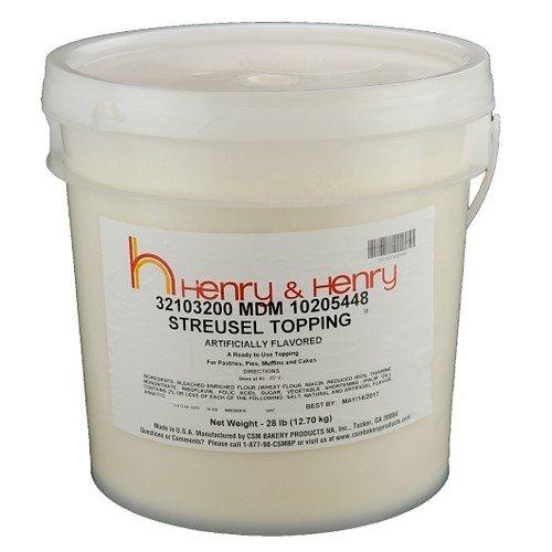 Henry And Henry Streusel Topping, 28 Pounds