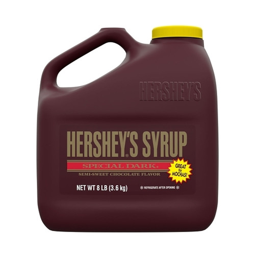Hersheys Special Dark Syrup Jug, 8 Pound, 4 Per Case