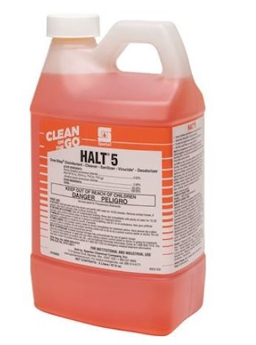 Spartan Halt 5 Disinfectant Concentrated One Step Cleaner 1 Gal 4/CT