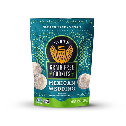 Siete Family Foods Mexican Wedding Cookie, 4.5 Ounce, 10 Per Case