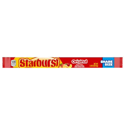 Starburst Original Tear/Share Stick, 3.45 Ounces, 24 Per Pack, 6 Per Case