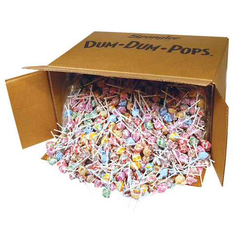 Spangler Dum Dum Pops Assorted Candy, 30 Pounds
