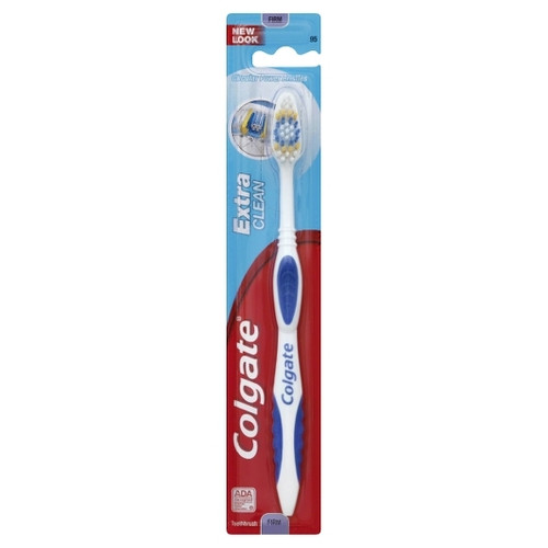 Colgate Adult Extra Clean Flex-Tip Firm Manual Toothbrush, 72 Per Case