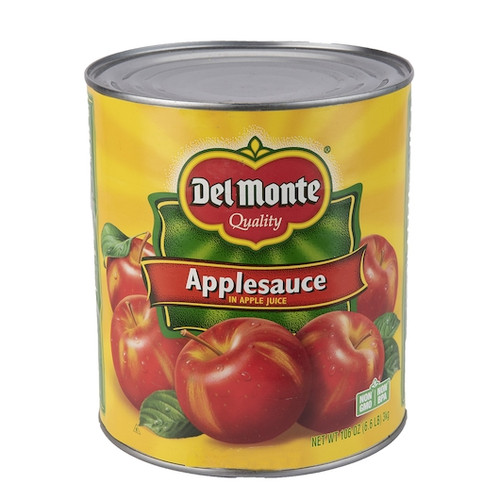 Del Monte Applesauce Blended With Apple Juice, 106 Ounces, 6 Per Case