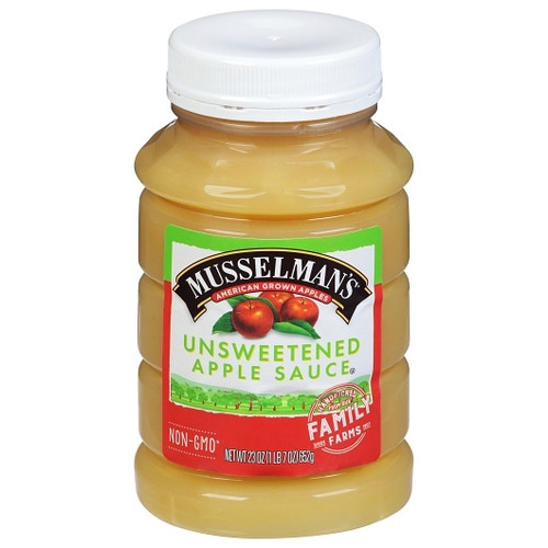 Musselmans Unsweetened Applesauce, 23 Ounce, 12 Per Case