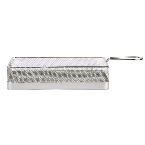 World Tableware Inc Fry Basket Rectangle Stainless Steel, 12 Per Case