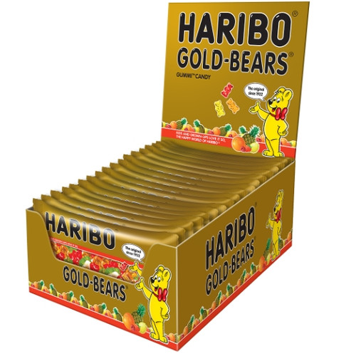 Haribo Goldbears, 2 Ounce, 12 Per Pack, 4 Per Case