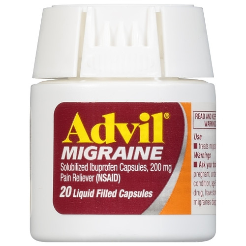 Advil Migraine, 20 Each, 6 Per Pack, 12 Per Case