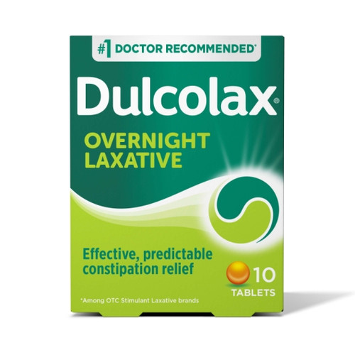 Dulcolax Stimulant Laxative Tablets, 10 Count, 6 Per Pack, 6 Per Case