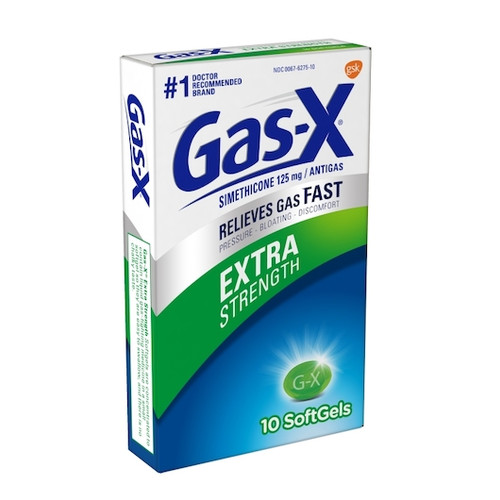 Gas-X Softgels, 10 Each, 6 Per Pack, 6 Per Case