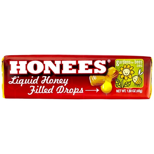 Honees Honey Filled Throat Drops, 1.6 Ounce, 24 Per Pack, 12 Per Case