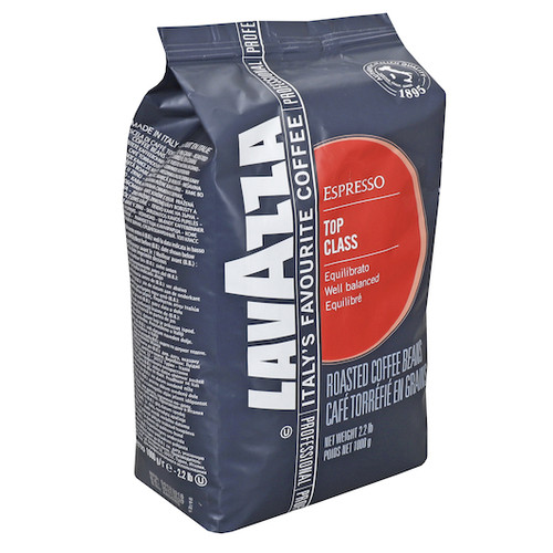 Lavazza Top Class Espresso Coffee Beans, 2.2 Pounds, 6 Per Case