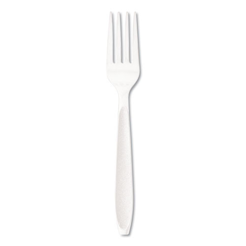 Dart® Impress Heavyweight Full-Length Polystyrene Cutlery, Fork, White, 1000/Carton