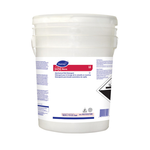 Diversey™ Suma Nova L6 Automatic Dishwashing Detergent, 5 gal Pail