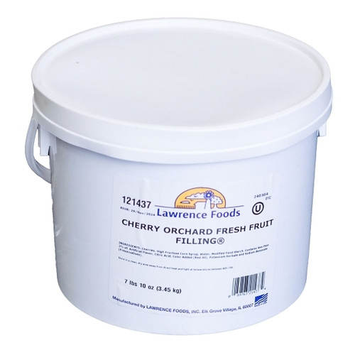 Lawrence Foods Cherry Orchard Fresh Fruit Filling, 7.625 Pound, 4 Per Case