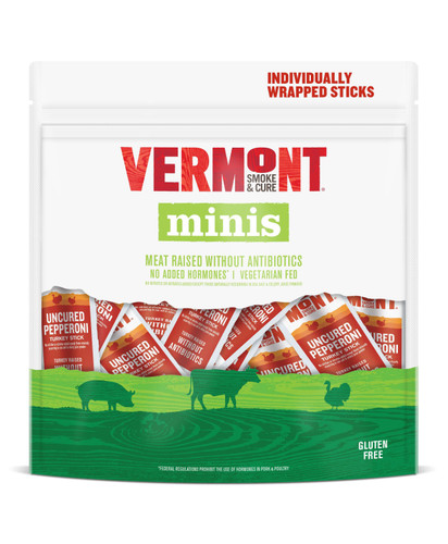 VERMONT SMOKE & CURE UNCURED PEPPERONI Turkey Minis