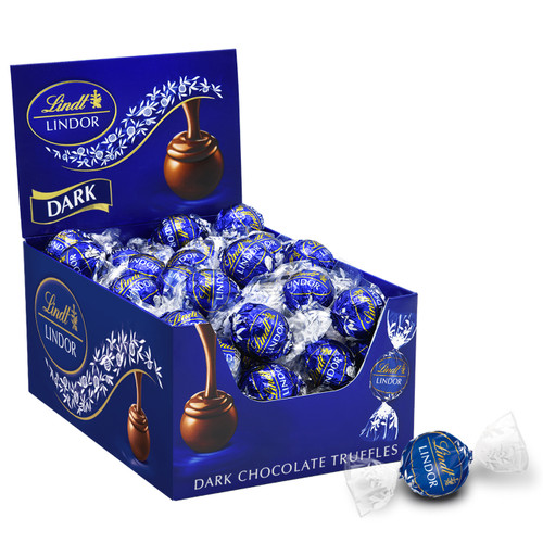 LINDT TRUFFLE DARK CHOCOLATE 12-60-.42 Ounce