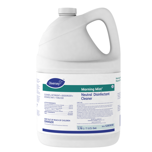 Diversey Morning Mist Neutral Disinfectant Cleaner, Fresh Scent